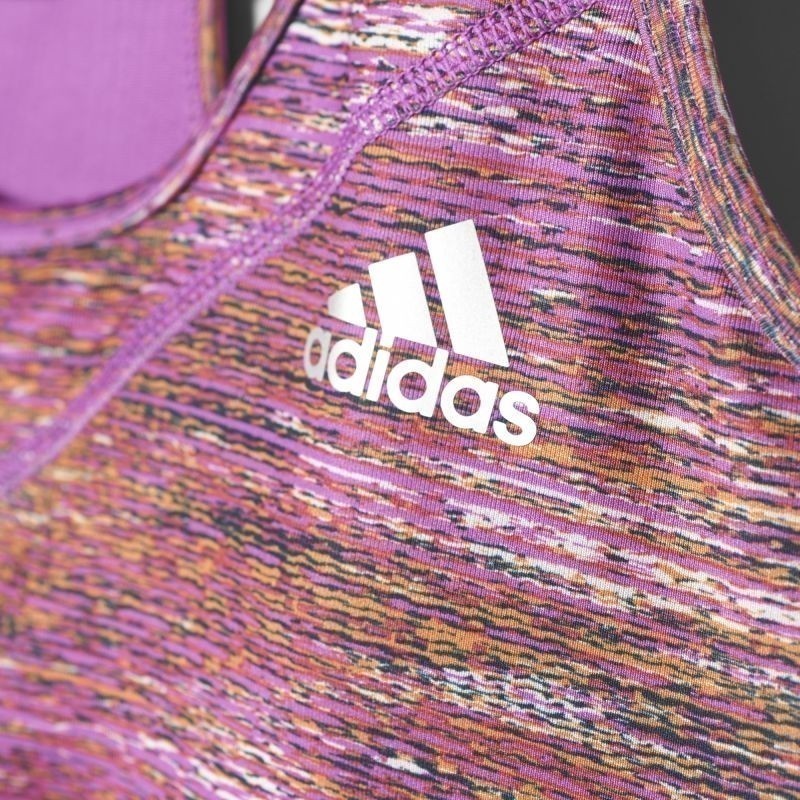 adidas TECHFIT BRA HEATHER PRINT