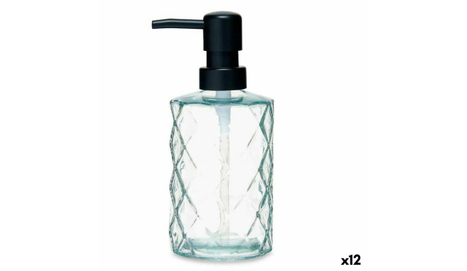 Soap Dispenser Berilo CN-B5463VB-1-367 Transparent Crystal Plastic Diamond 410 ml 9 x 18 x 7 cm (12 