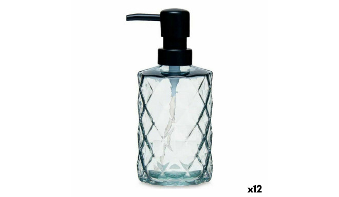 Soap Dispenser Berilo CN-B5463VB-1-368 Black Crystal Plastic Diamond 410 ml 9 x 18 x 7 cm (12 Units)