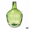 Pudele Gluds Dekors 17 x 29 x 17 cm Zaļš (4 gb.)