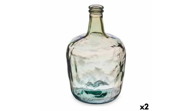 Bottle 2255/08-CH Champagne Smooth 8 L 19,5 x 35,5 x 19,5 cm Decoration (2 Units)