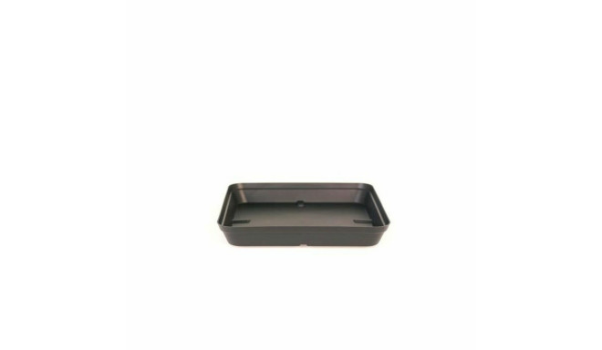 Flower Pot Dish Artevasi Capri 34 x 34 x 4,5 cm Anthracite