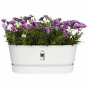Planter Elho   White 60 cm Plastic Oval Planter Elho   White 60 cm Plastic Oval