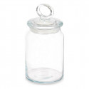 Jar Kitchen 860 ml 9,8 x 19,3 x 9,8 cm Transparent Silicone Glass (6 Units)