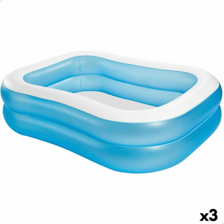 Täispuhutav bassein Intex Sinine Valge Sinine/Valge 540 L 203 x 48 x 152 cm (3 Ühikut)
