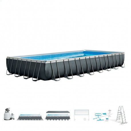 Removable pool Intex 26378 975 x 132 x 488 cm