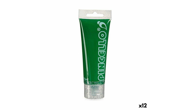 Acrylic paint 75 ml Dark green (12 Units)