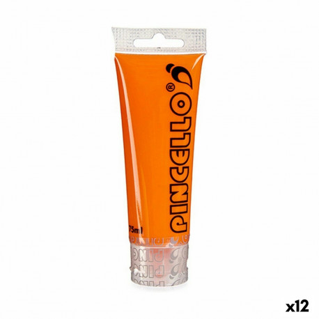 Acrylic paint Pincello AC75-8 AC75-8 Orange 75 ml (12 Units)