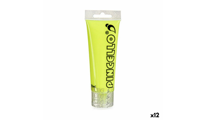 Akrüülvärv Pincello AC75N-1 AC75N-1 Kollane 75 ml (12 Ühikut)