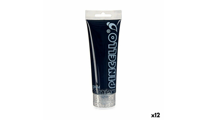 Acrylic paint Pincello AC120-12 Black 120 ml (12 Units)