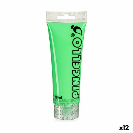 Akrila krāsa Pincello Neon Zaļš 120 ml (12 gb.)