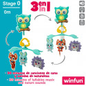 Beebivoodi Karusell Winfun Mets 3-in-1 31,5 x 42 x 24,5 cm Plastmass (4 Ühikut)