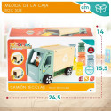 Prügiauto Woomax 8 Tükid, osad Mänguasi 24 x 15 x 13,5 cm (4 Ühikut)