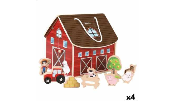 Playset Woomax Farm 9 Pieces 4 Units 19 x 18 x 19 cm