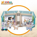 Playset Woomax Ветеринар 19 x 18 x 19 cm 9 Предметы 4 штук