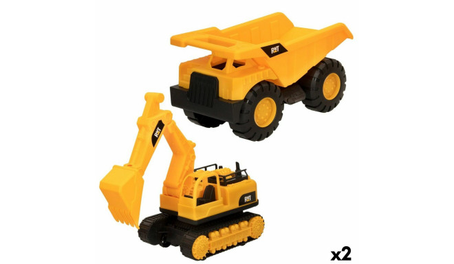 Construction Vehicles Speed & Go 13 x 27 x 19 cm (2 Units)