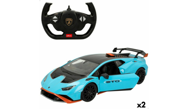 Remote-Controlled Car Lamborghini Huracán STO Blue 1:14 (2 Units)