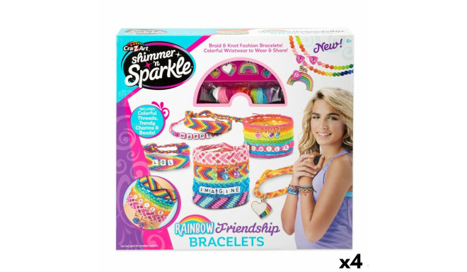 Bracelet Making Kit Cra-Z-Art Friendship Plastic 15 x 23 x 0,1 cm (4 Units)