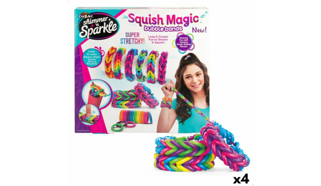Bracelet Making Kit Cra-Z-Art Plastic 3,4 x 0,3 x 2,7 cm 4 x 8 x 3,5 cm (4 Units)