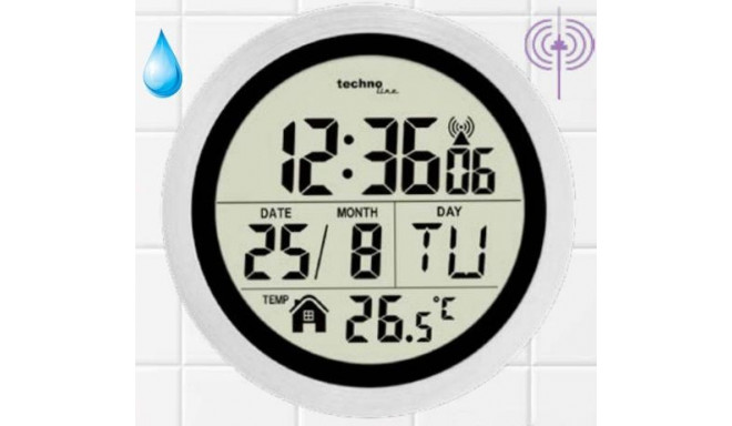 Technoline WT 3005 Digital wall clock Circle Black, White
