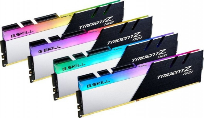 G.Skill DDR4 - 64 GB -3200 - CL - 16 - Quad  Kit, RAM, Trident Z Neo (F4-3200C16Q-64GTZN)