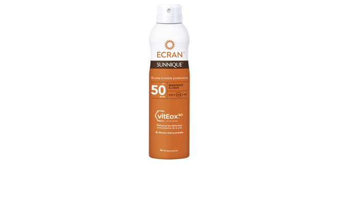 ECRAN SUNNIQUE bruma protectora invisible SPF50 250 ml