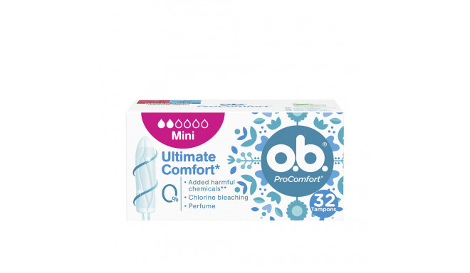 O.B. PROCOMFORT MINI tampón 32 u