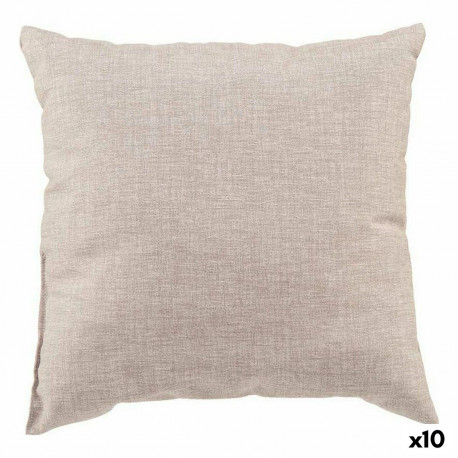 Cushion 38 x 38 x 10 cm Light brown (10 Units)