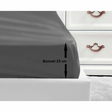 Kummiga voodilina Lovely Home Hall Tumehall 90 x 190