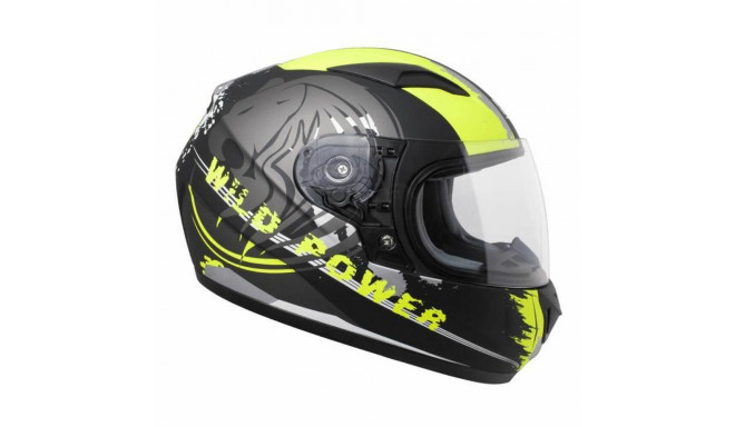 Full Face Helmet CGM Casq Y 49-50 cm Yellow/Black 47-48 cm - S