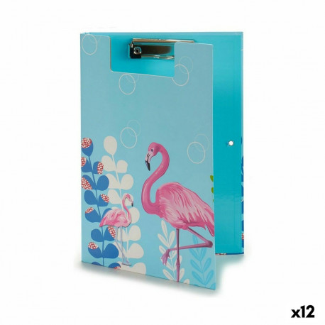 Folder Pincello AR1810158 AR1810158 A4 Clip Pink flamingo (12 Units)