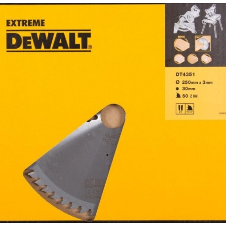 DEWALT ketassaag 250x30mmx60z