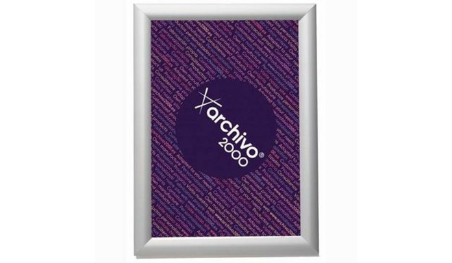 Letivitriin Archivo 2000 Raamiga Hõbedane Din A4