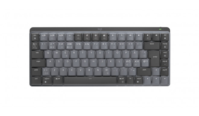 LOGITECH MX Mechanical Mini minimalistlik juhtmevaba valgustatud klaviatuur grafiit TACTILE
