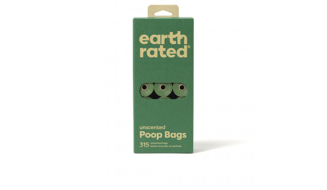 EARTH RATED ROLLOS BOLSA mascota recambio #sin perfume 21 x 15 u