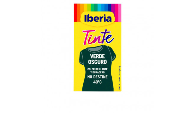 IBERIA TINTE ROPA no destiñe 40º #verde oscuro 70 gr