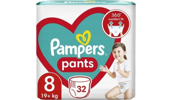 Pampers püksmähkmed 8, 19+ kg, 32 tk.