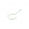 BENDED HOOK 50X3,3X18X13 WHITE/ 4PCS