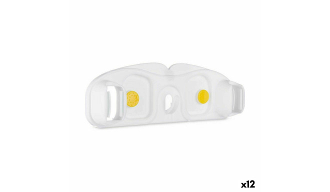 Harjade Seinatugi CC14653 CC14653 Valge Hall polüpropüleen 30 x 4,5 x 10 cm (12 Ühikut)