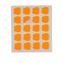 Adhesive labels Apple 22 x 49 mm (12 Units)