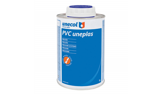 Adhesive for PVC pipe Unecol Uneplas A2040 Paintbrush 1 L