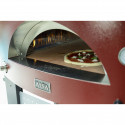 Alfa Forni Moderno 2 Pizze Hybrid Pizza Oven Antique Red