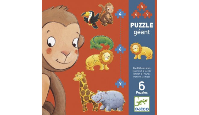 DJECO DJ07114 puzzle 72 pc(s) Animals