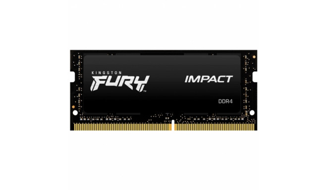 Kingston Fury Impact laptop memory, SODIMM, DDR4, 8 GB, 2666 MHz, CL15 (KF426S15IB/8)