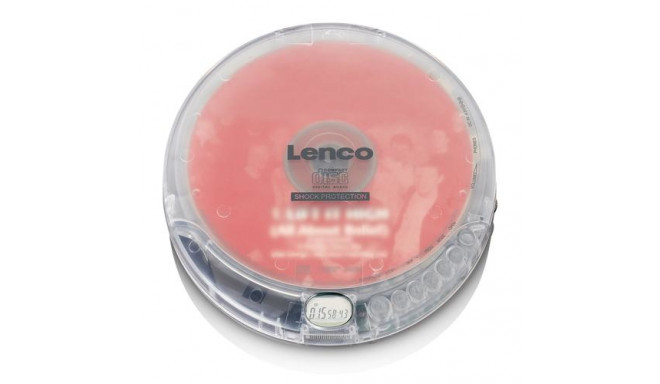 Lenco CD-202TR CD player Personal CD player Transparent