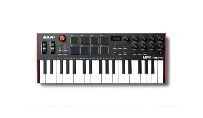 Akai MPK Mini Plus MIDI keyboard 37 keys USB Black, Red, White