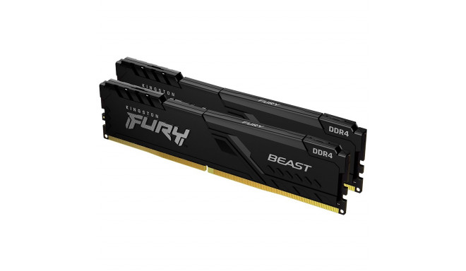 Kingston DRAM 16GB 3600MT/s DDR4 CL17 DIMM (Kit of 2) FURY Beast Black