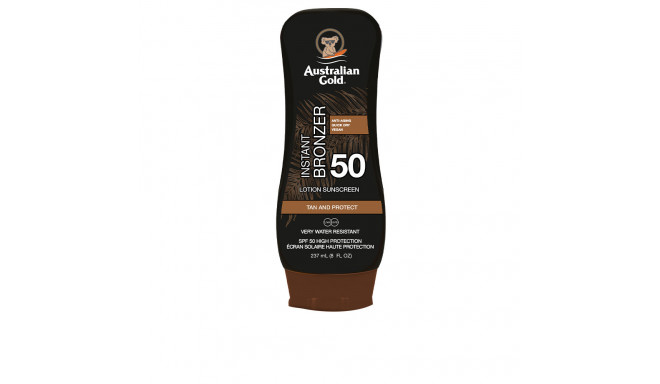 AUSTRALIAN GOLD SUNSCREEN SPF50 lotion with bronzer 237 ml