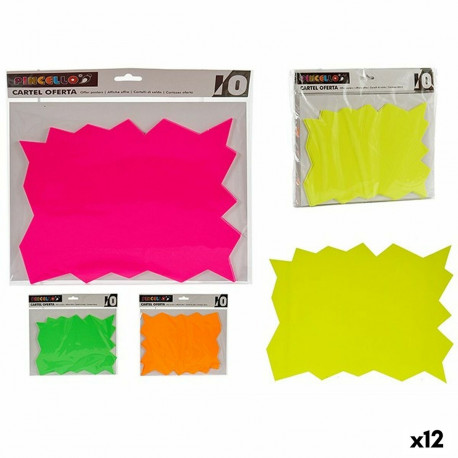 Adhesive labels Pincello 25 x 26,5 cm Sign (12 Units)