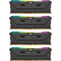 Corsair DDR4 -128 GB -3200 - CL - 16 - Quad-Kit, RAM (black, CMH128GX4M4E3200C16, Vengeance RGB PRO 